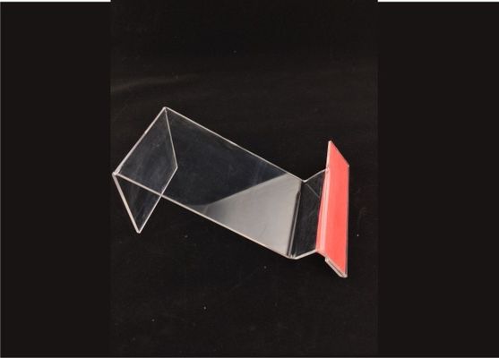 Clear Acrylic Table Top Sign Holders , Card Display Holder