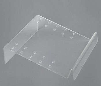 Support acrylique clair de signe d'ordinateur pour le supermarché/supports en plastique de signe