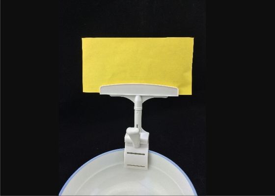 ABS Small Plastic Price Tag Holder Clip Colorful Thumb for Supermarket