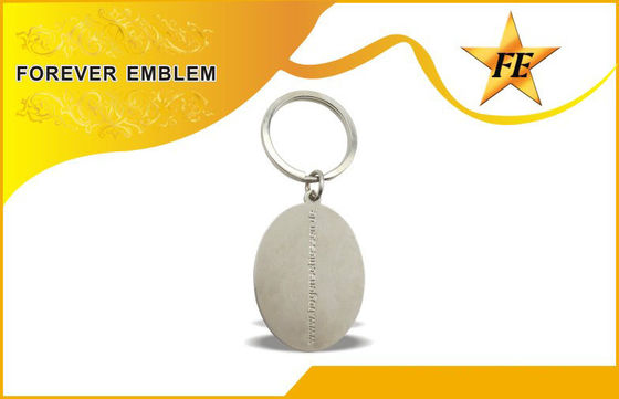 Cor esmaltada Keychains relativo à promoção feito sob encomenda para o presente da organização