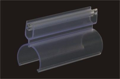 ที่กำหนดเองพีวีซีผู้ถือปลีกเข้าสู่ระบบเข้าสู่ระบบที่มีความยืดหยุ่น Holder ที่ใส่บานพับพลาสติก