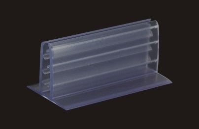 Tùy Holders Đăng lẻ PVC Transparent để hiển thị kệ