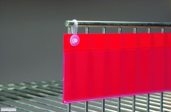 Tenedor de etiqueta plástico