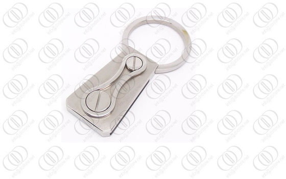مسامير 316L الفولاذ المقاوم للصدأ سلسلة المفاتيح مفتاح حامل مع ناعم والمصقول