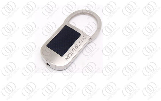 Το μαύρο ανοξείδωτο Keychain ινών άνθρακα στη βούρτσα τελειώνει, εισελκόμενος βασικός κάτοχος