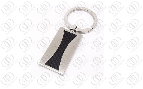 316L persegi Stainless Steel Keychain Gantungan Kunci