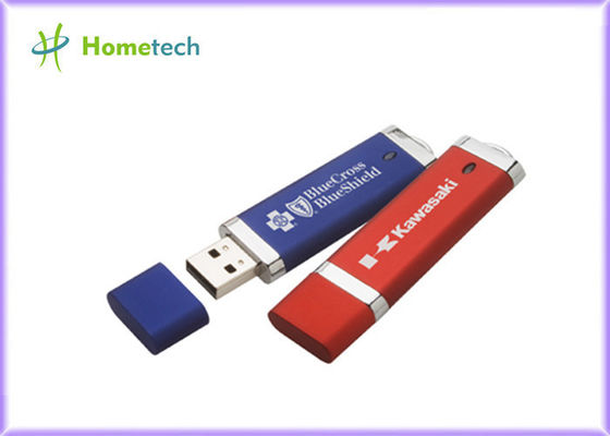 แฟลชไดรฟ์หน่วยความจำแฟลชพลาสติก USB 2.0 สีสันสดใสพร้อมการพิมพ์โลโก้เมมโมรี่สติ๊ก USB ราคาถูกกว่า 16GB / 32GB