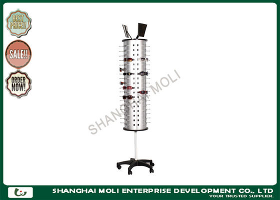 Trung tâm mua sắm siêu thị nhà người giữ kính bằng gỗ, kính mát hiển thị trường hợp sàn