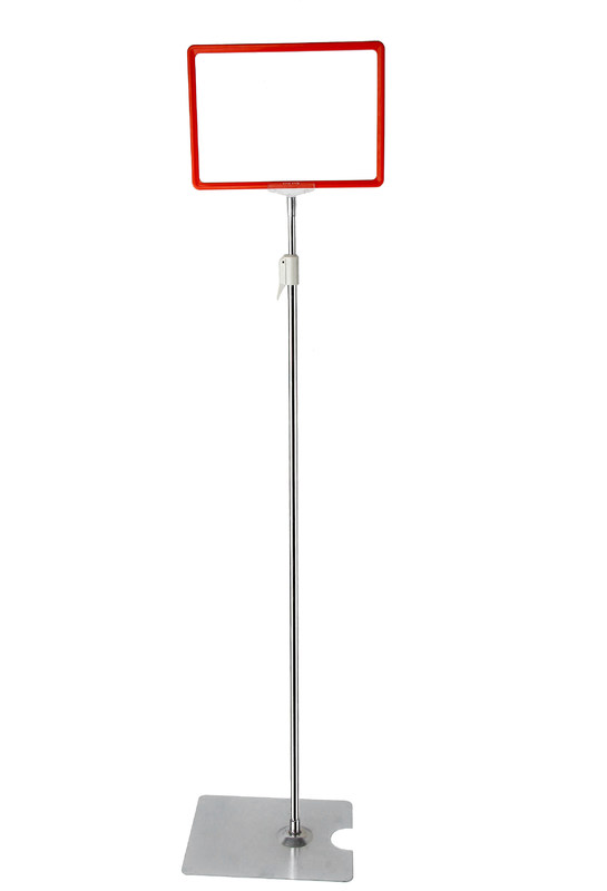 Support extérieur fait sur commande de signe de présentoir de plancher avec le cadre A3 ou A4 d'affiche