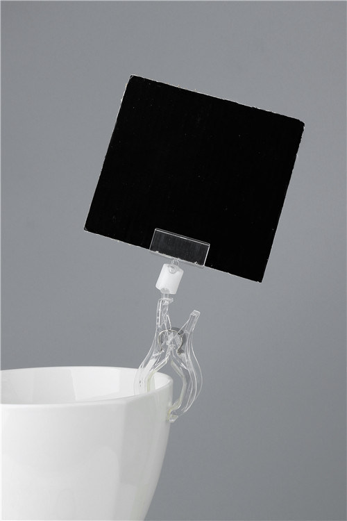 POP Clip rõ ràng thẻ nhựa Chủ Trong Store, bán lẻ Cửa Display Systems