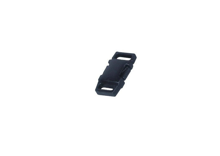 Le plastique a glissé le bouchon pour les attachements ronds T-124 de lanière de carte de crédit et de badge nominatif