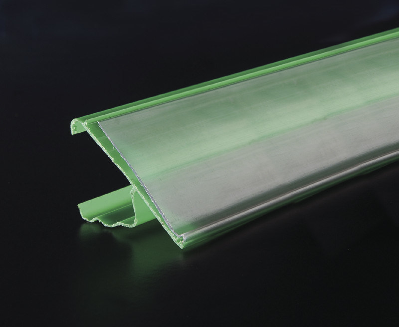 রঙিন Extruded সেল্ফ তথ্য ঢোকানো মূল্য ট্যাগ জন্য লেবেল হোল্ডার রেখাচিত্রমালা