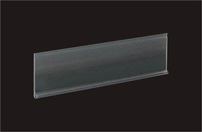 Plastic het Etikethouder van de bibliotheekplank, de Gegevensstrook 30mm van pvc van de Supermarktvertoning Duidelijke